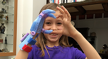 GIVING A HAND…LITERALLY!